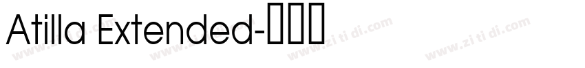Atilla Extended字体转换